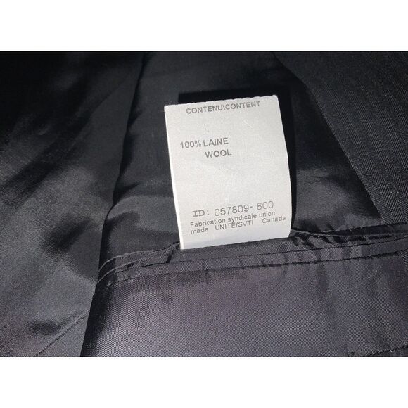 Loro Piana John W. NordstromMen3ButtonBlazer 100% WoolSize 44CHARCOALGREYPINSTIP - Picture 5 of 12